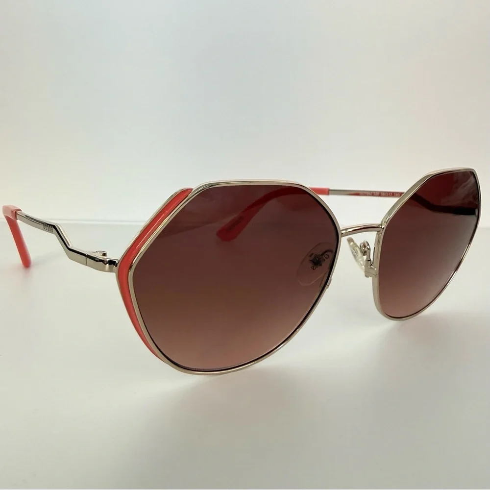 NEW!!! Guess metal women sunglasses GU7842 32F Authentic